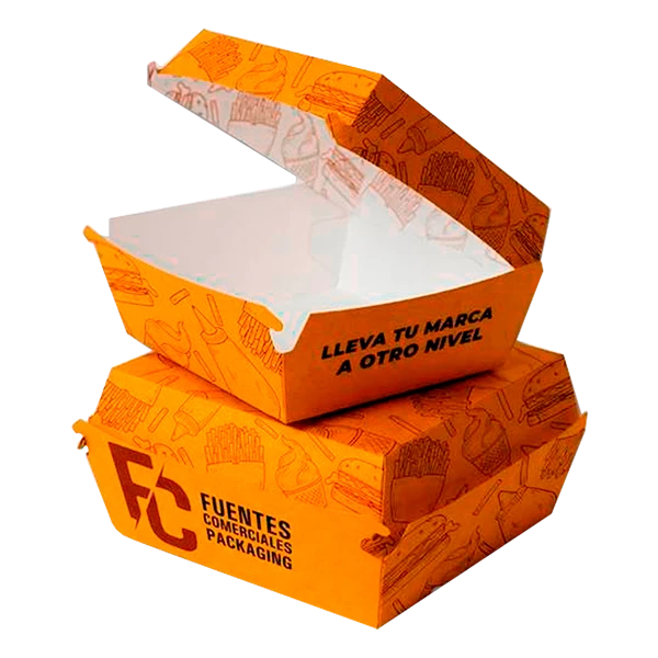 Cajas Hamburguesa
